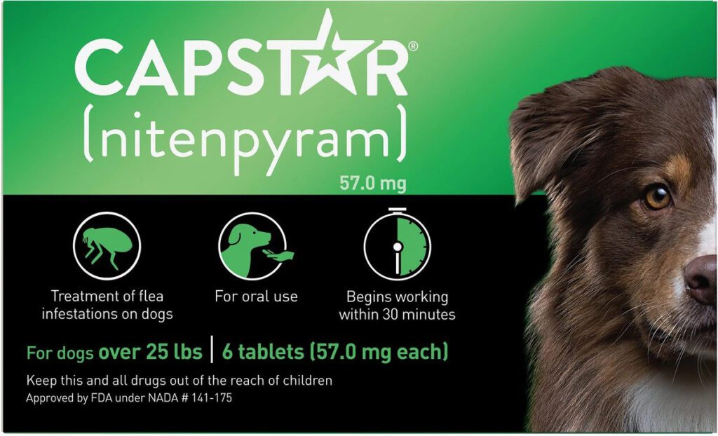Capstar for Dogs Flea Tick Treatment Total Vet Capstar for Dogs Flea Tick Treatment