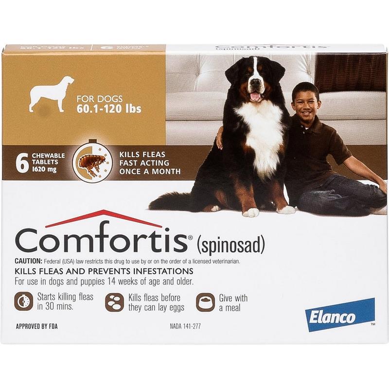 Comfortis Oral Flea Tick for Dogs Total Vet Comfortis Oral Flea Tick for Dogs