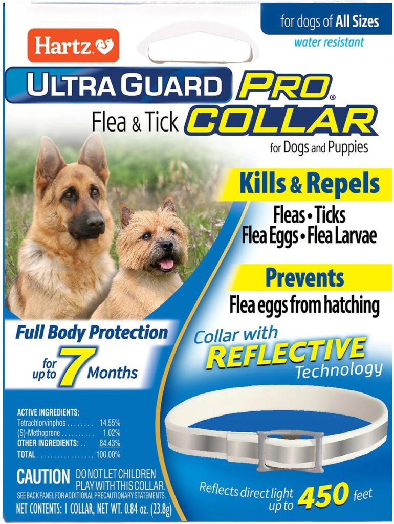Hartz UltraGuard Pro Reflecting Flea Collar for Dogs Total Vet Hartz UltraGuard Pro Reflecting Flea Collar for Dogs