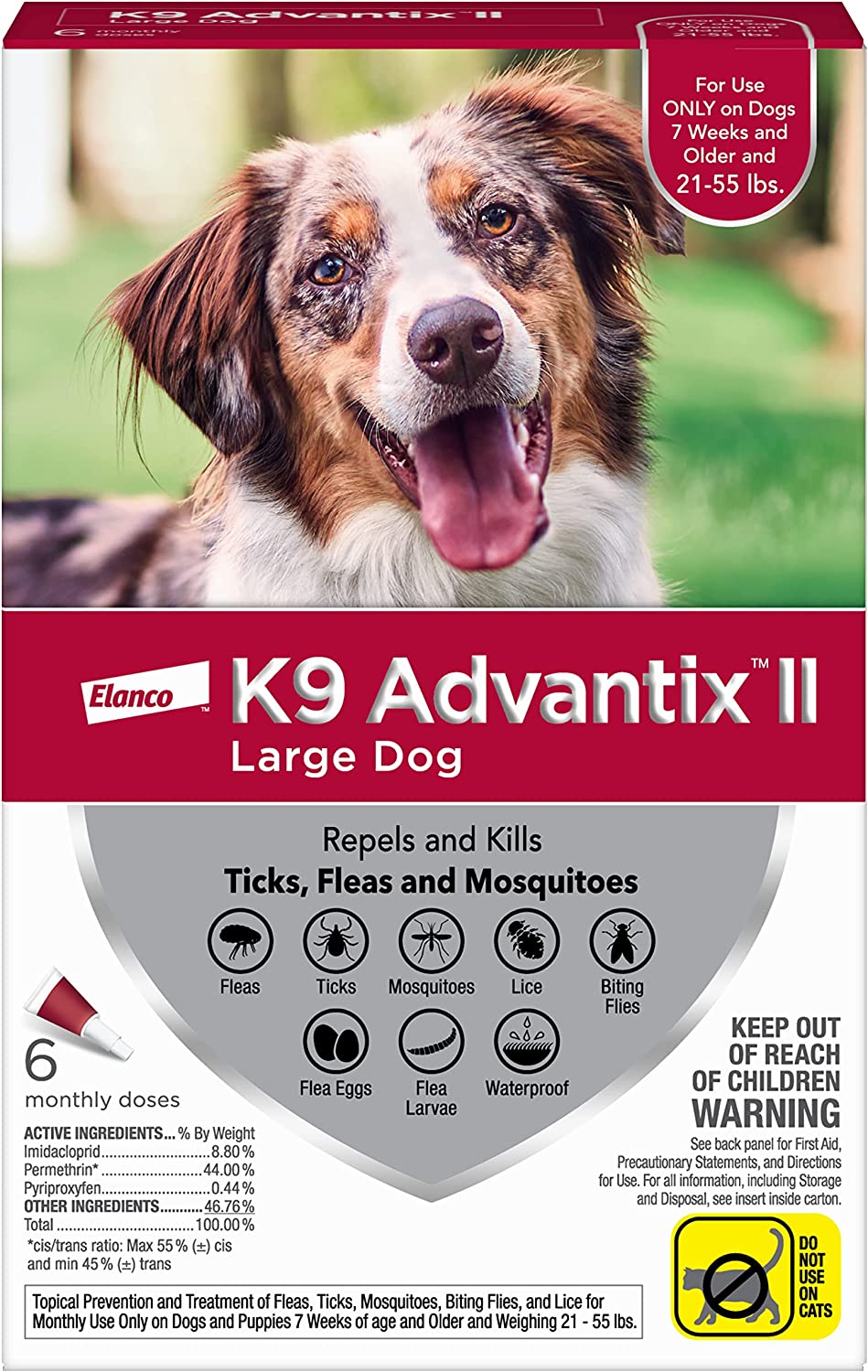 K9 Advantix II Topical Flea Tick for Dogs Total Vet K9 Advantix II Topical Flea Tick for Dogs