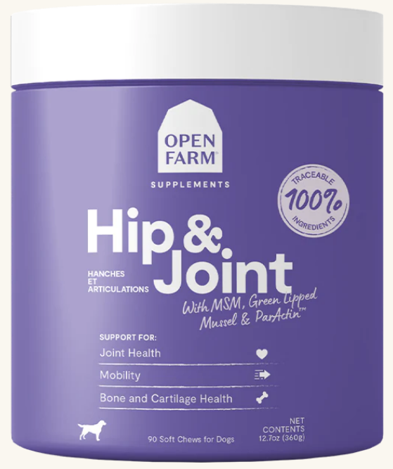 Open Farm Hip Joint Supplement Chews for Dogs Total Vet Open Farm Hip Joint Supplement Chews for Dogs