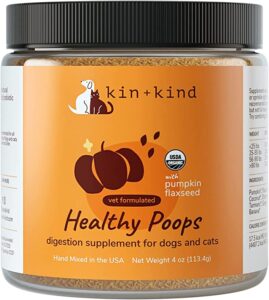 kin+kind Pumpkin Boost Organic Fiber for Cats Total Vet