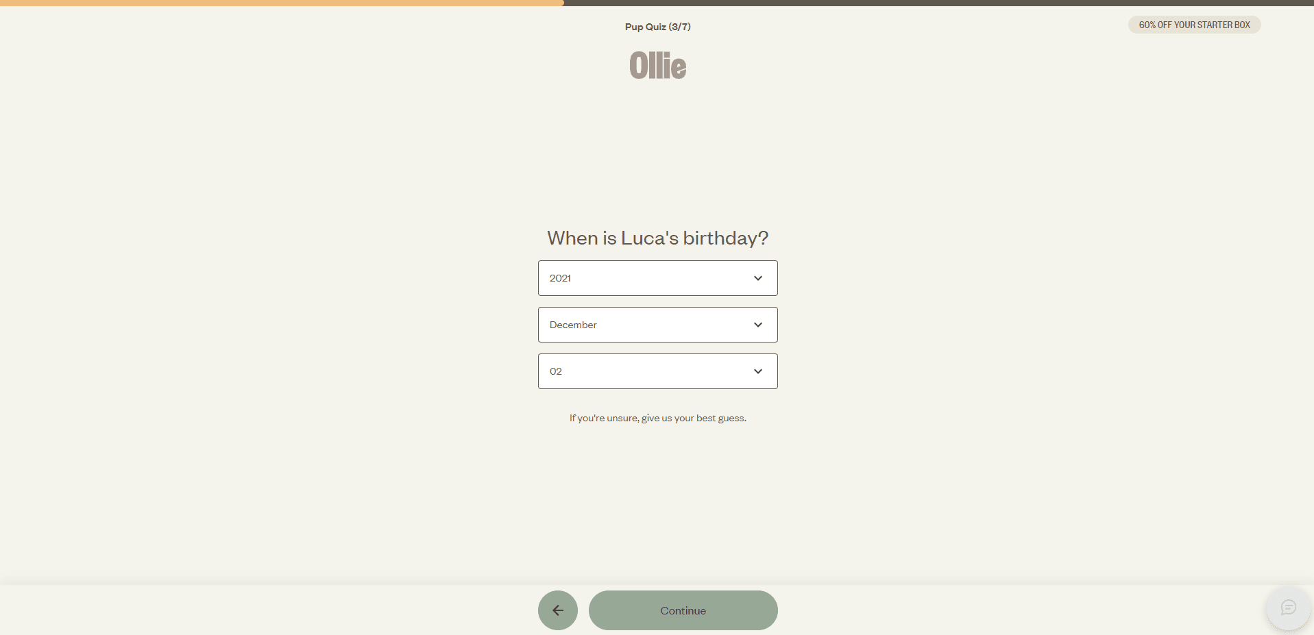 Total Vet Birthday Ollie