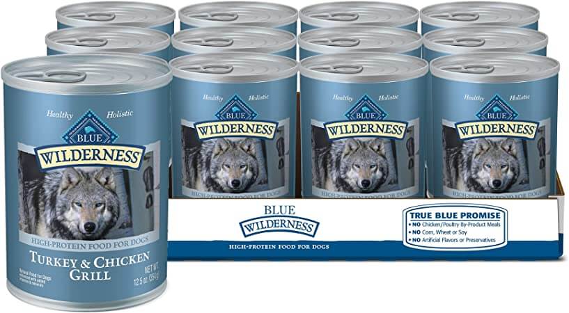 Total Vet Blue Buffalo Wilderness High Protein Adult Wet Dog Food