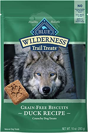 Total Vet Blue Buffalo Wilderness Trail Treats Grain Free Crunchy Biscuits Duck Recipe