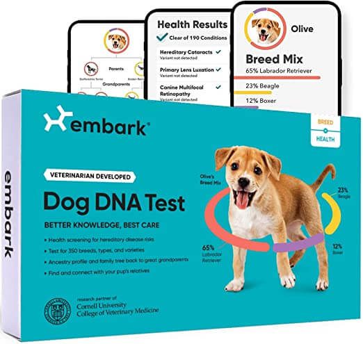 Total Vet Embark Dog DNA Test Kit