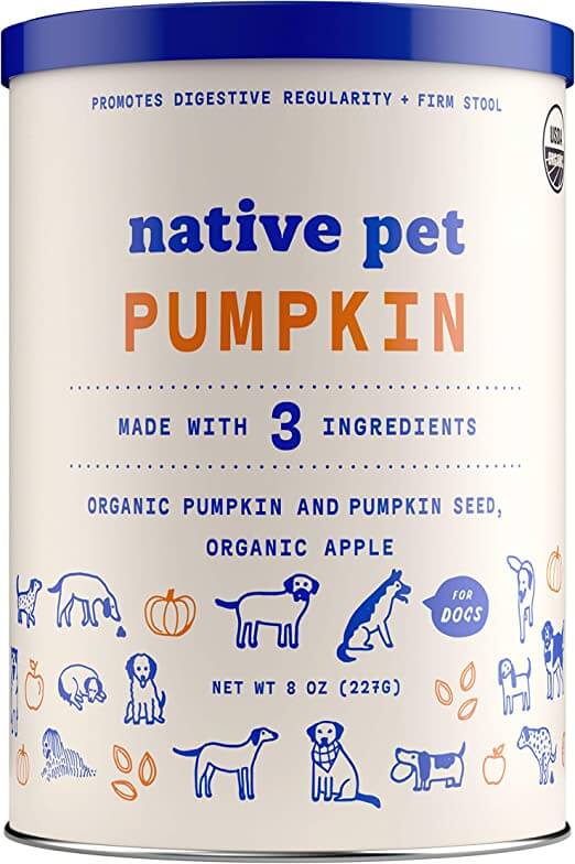 Total Vet Native Pet Organic Pumpkin for Dogs