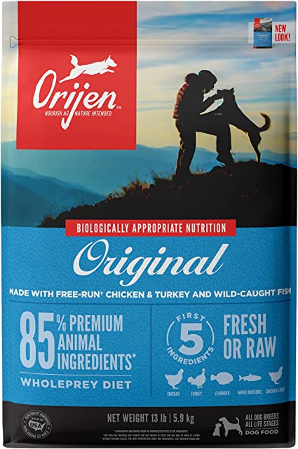 Total Vet ORIJEN Dog Original Recipe High Protein Grain Free Dry Dog Food