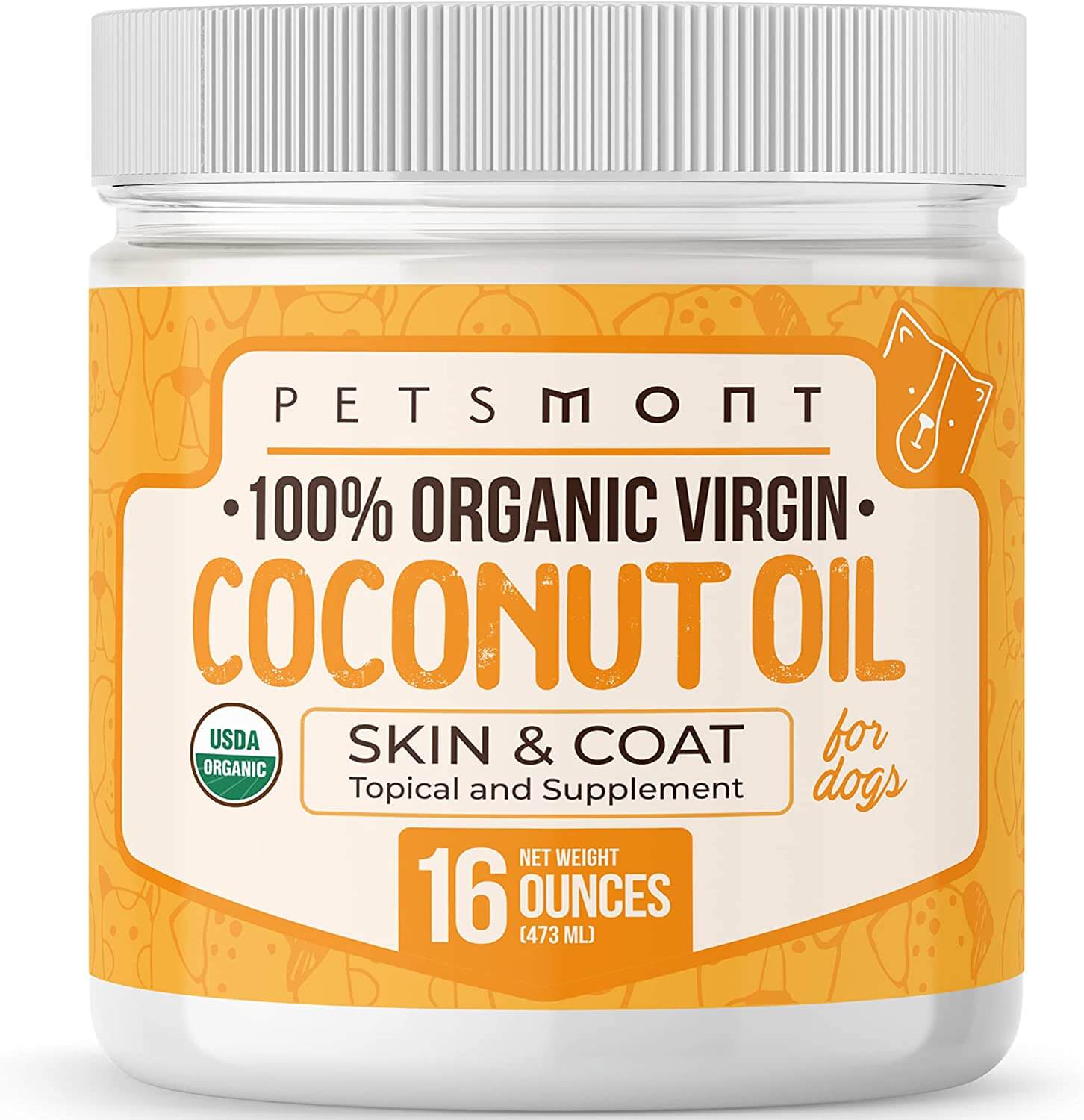 Total Vet Petsmont Organic Coconut Oil for Dogs