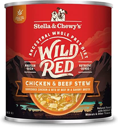 Total Vet Stella Chewys Wild Red Stew Grain Free Wet Dog Food