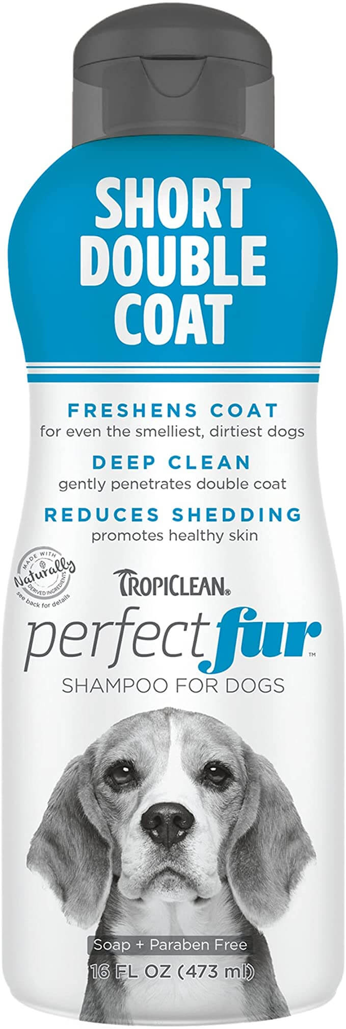Total Vet TropiClean PerfectFur Short Double Coat Shampoo for Dogs