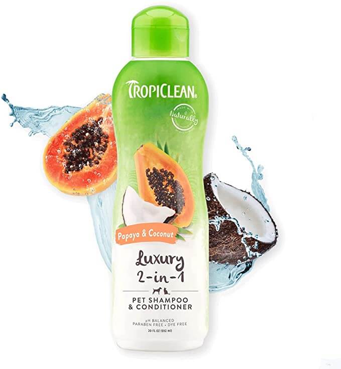 Total Vet Tropiclean Papaya and 2 in 1 Pet Shampoo