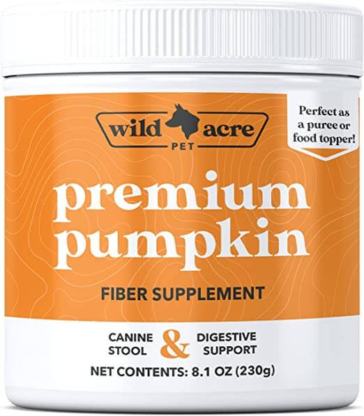 Total Vet Wild Acre Pumpkin Powder for Dogs