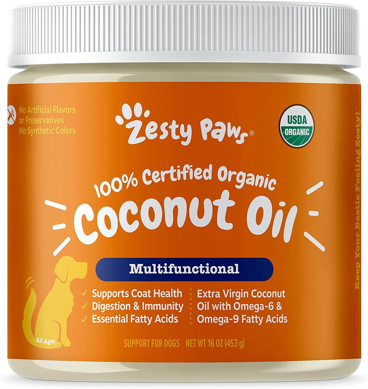 Total Vet Zesty Paws Coconut Oil for Dogs