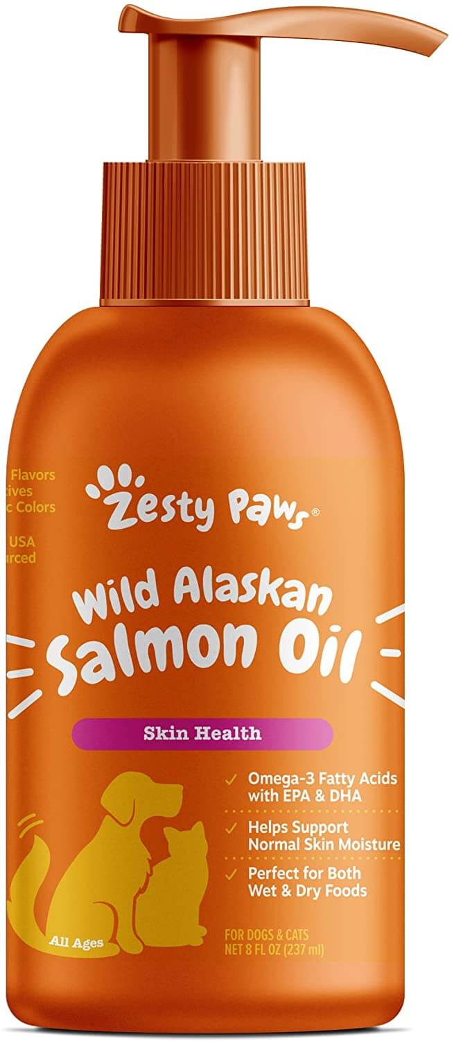 Total Vet Zesty Paws Pure Wild Alaskan Salmon Oil
