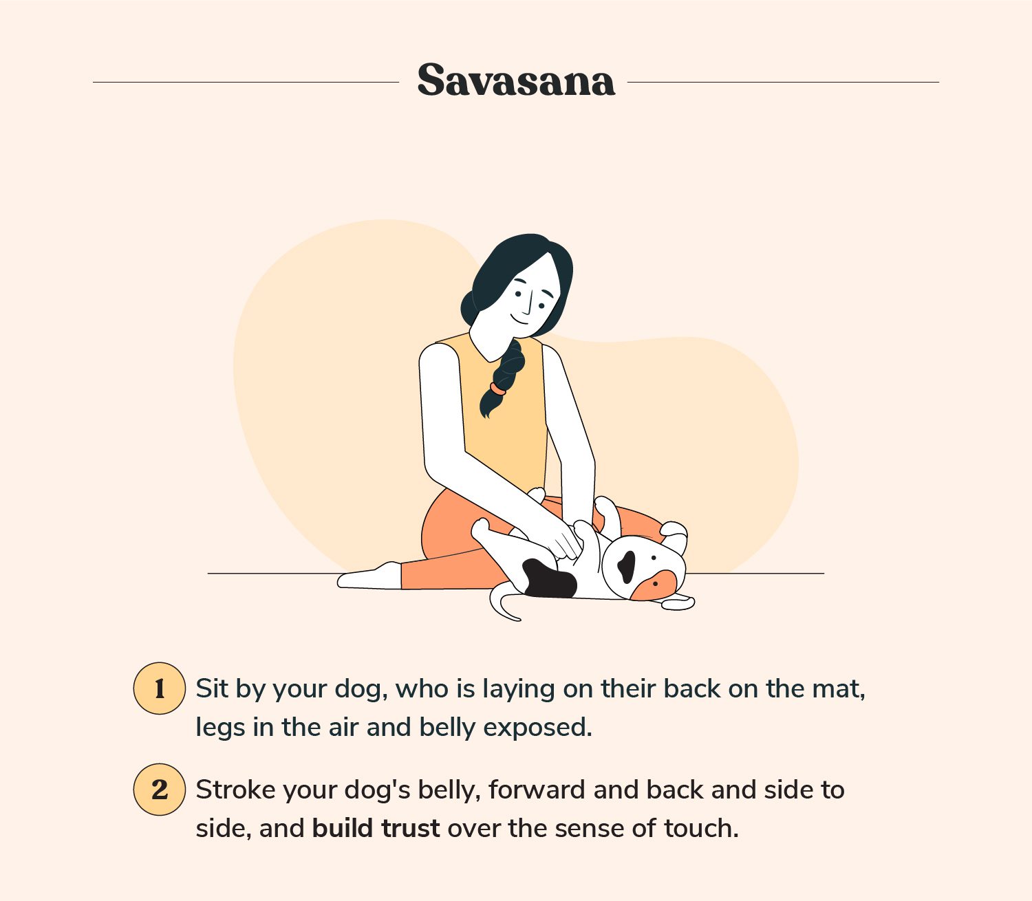Total Vet dog yoga positions