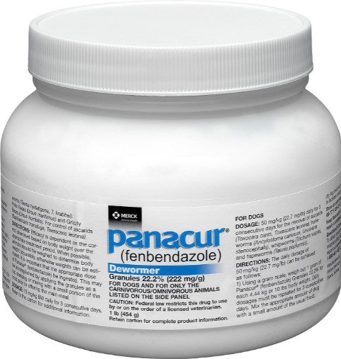 Total Vet panacur dosage for dogs