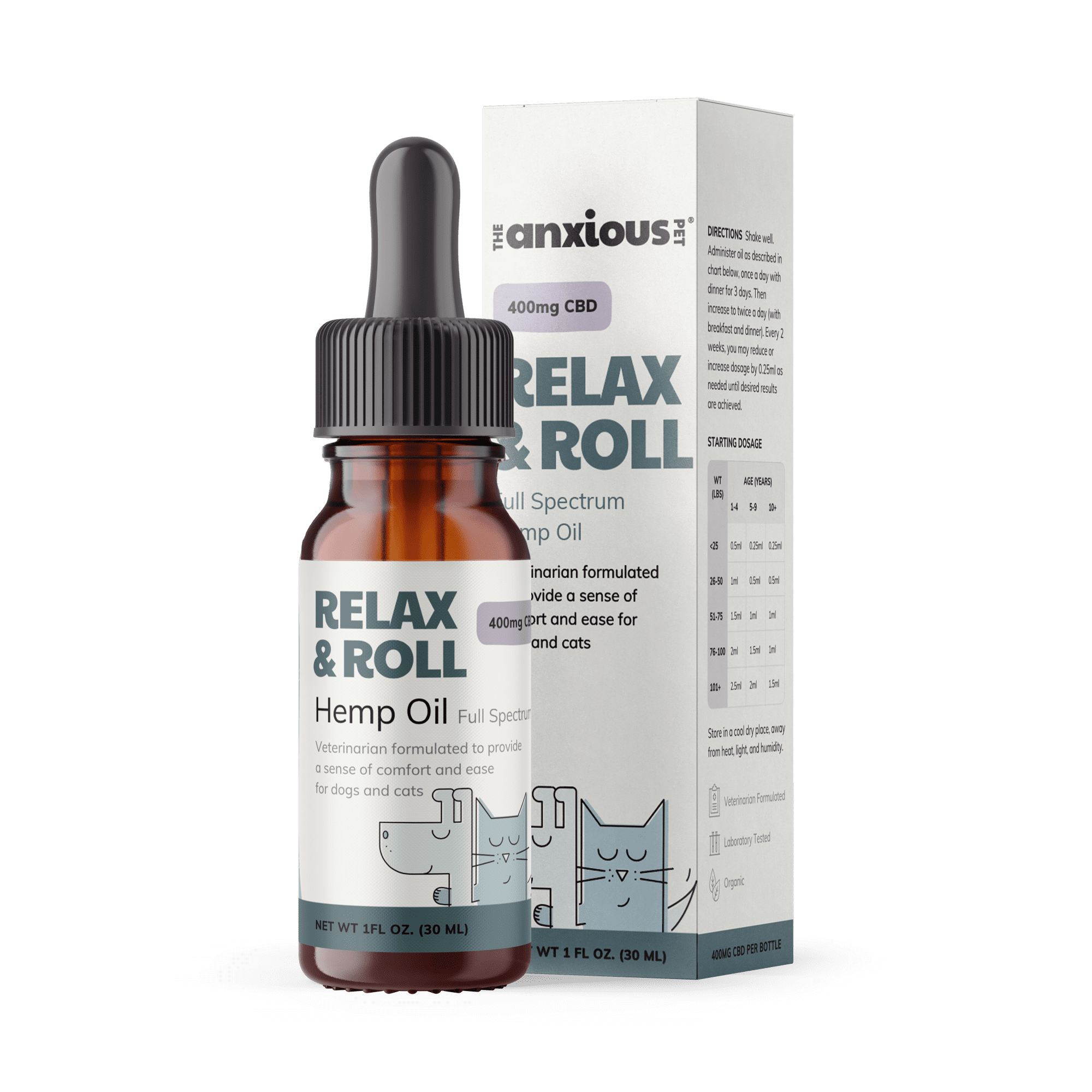 The Anxious Pet Hemp Oil for Cats