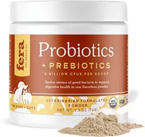 Total Vet FERA Pet Organics Probiotics+Prebiotics for Dogs Cats