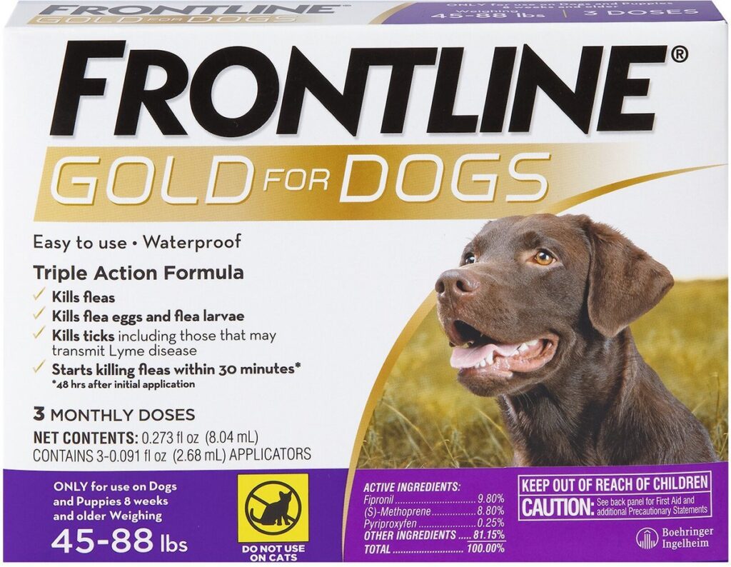 FrontlineGoldTopicalFleaTickforDogs Total Vet Frontline Gold Topical Flea Tick for Dogs