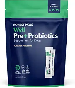 Total Vet Honest Paws Well Pre+ Probiotics for Cats Dogs