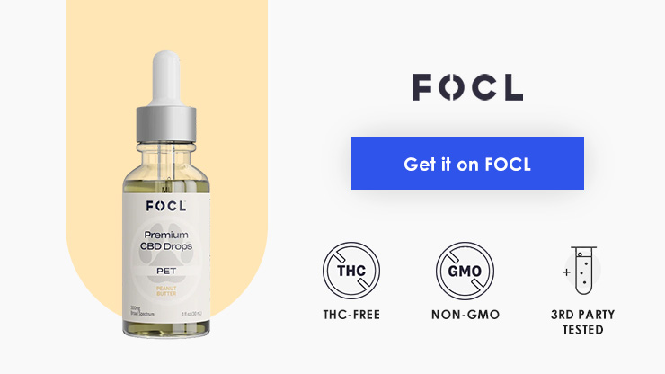 FOCL Premium CBD Pet Drops Total Vet FOCL Premium CBD Pet Drops