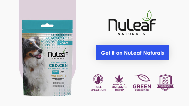NuLeaf Naturals CBD Calming Chews Total Vet NuLeaf Naturals CBD Calming Chews